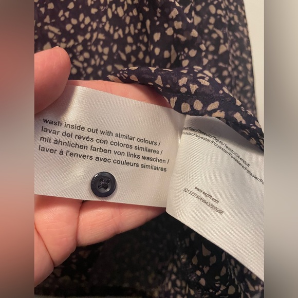 Esprit Purple Women’s Button Down Sheer Shirt Size XL - Picture 10 of 14